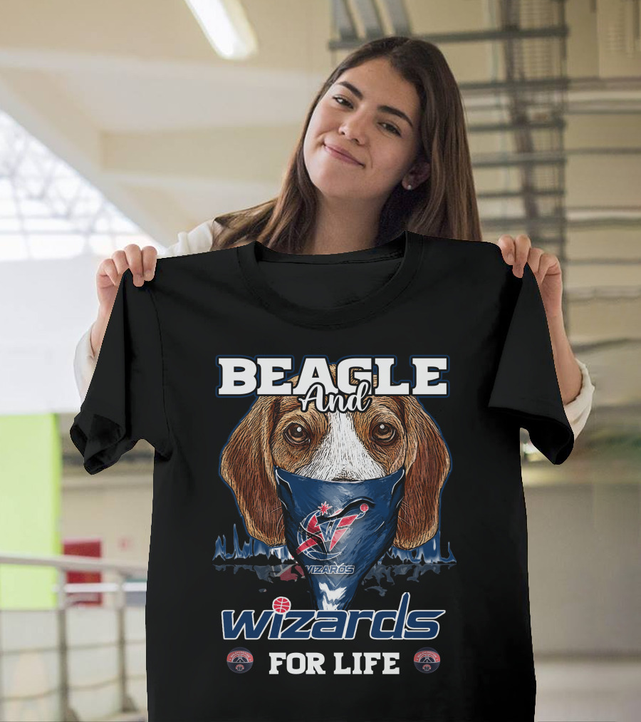 Beagle and Wizards for Life Washington Wizards T-Shirt