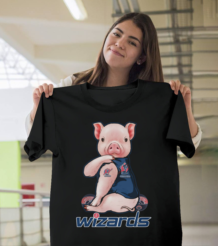 Pig Washington Wizards Wizards Basketball Team T-Shirt
