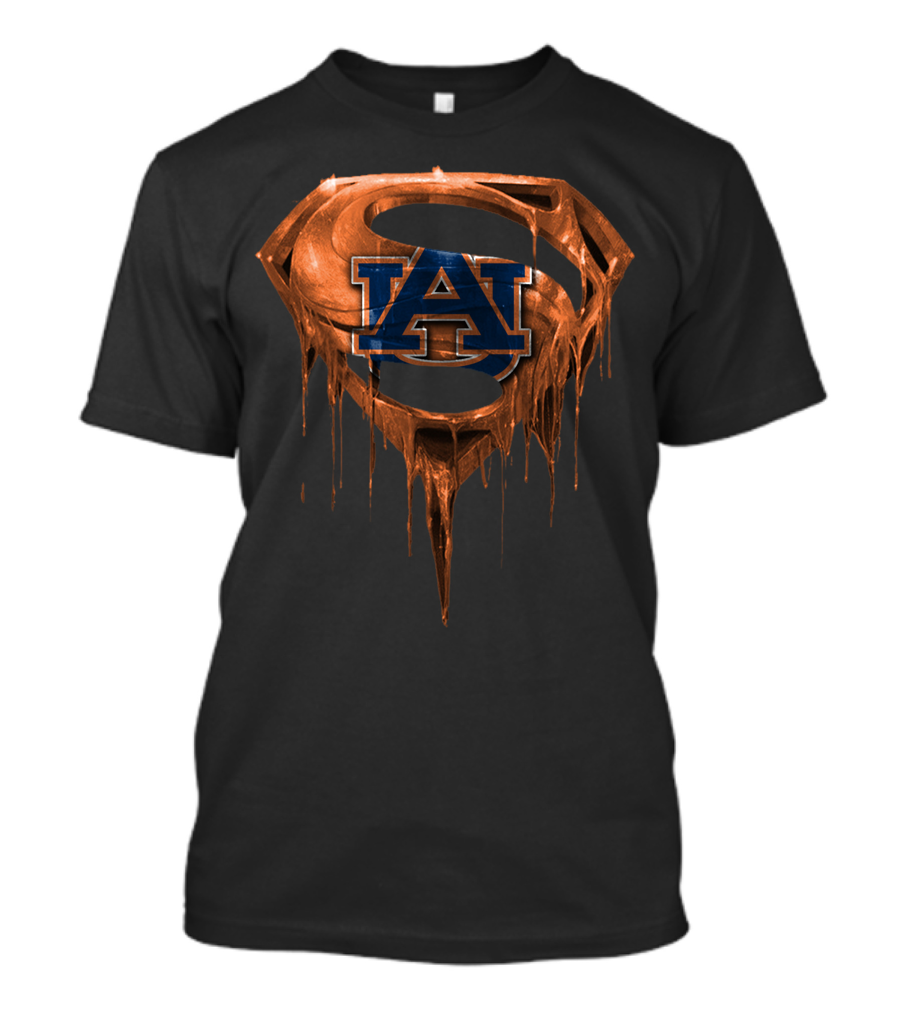 Auburn Tigers Superman Logo Spm T-Shirt