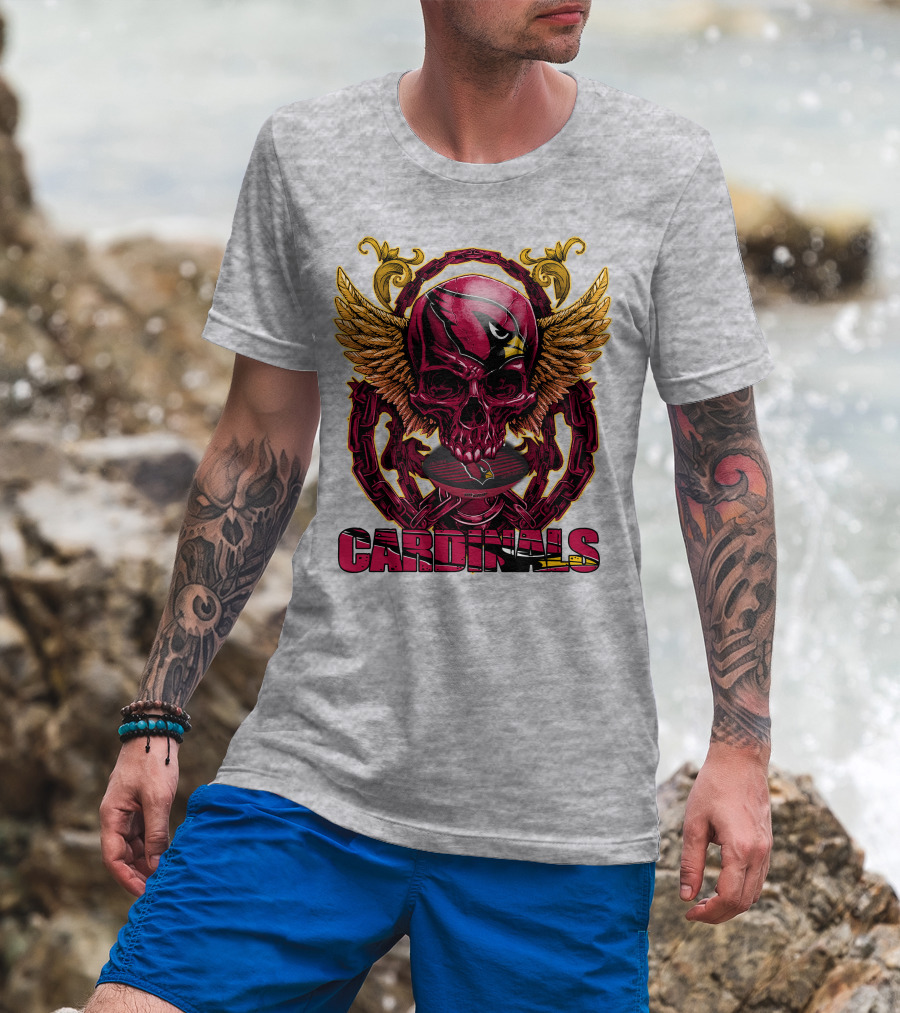 Cardinals Skullfb Arizona Cardinals T-Shirt