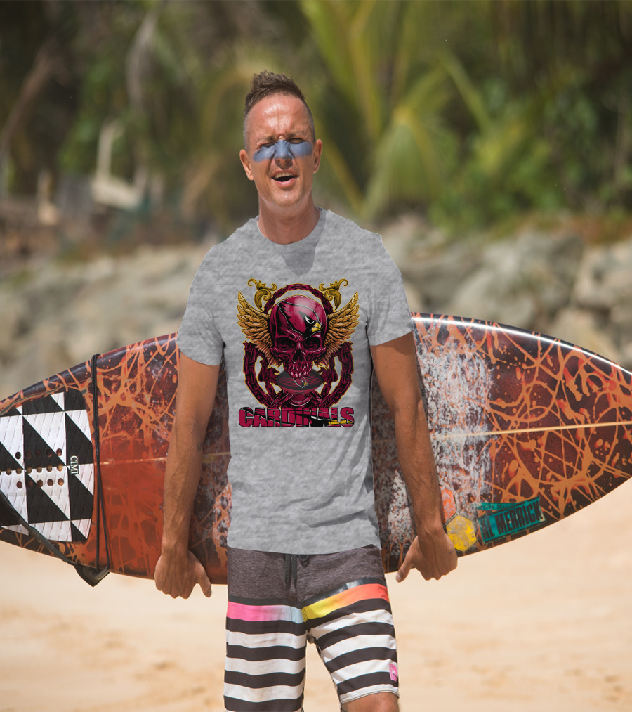 Cardinals Skullfb Arizona Cardinals T-Shirt