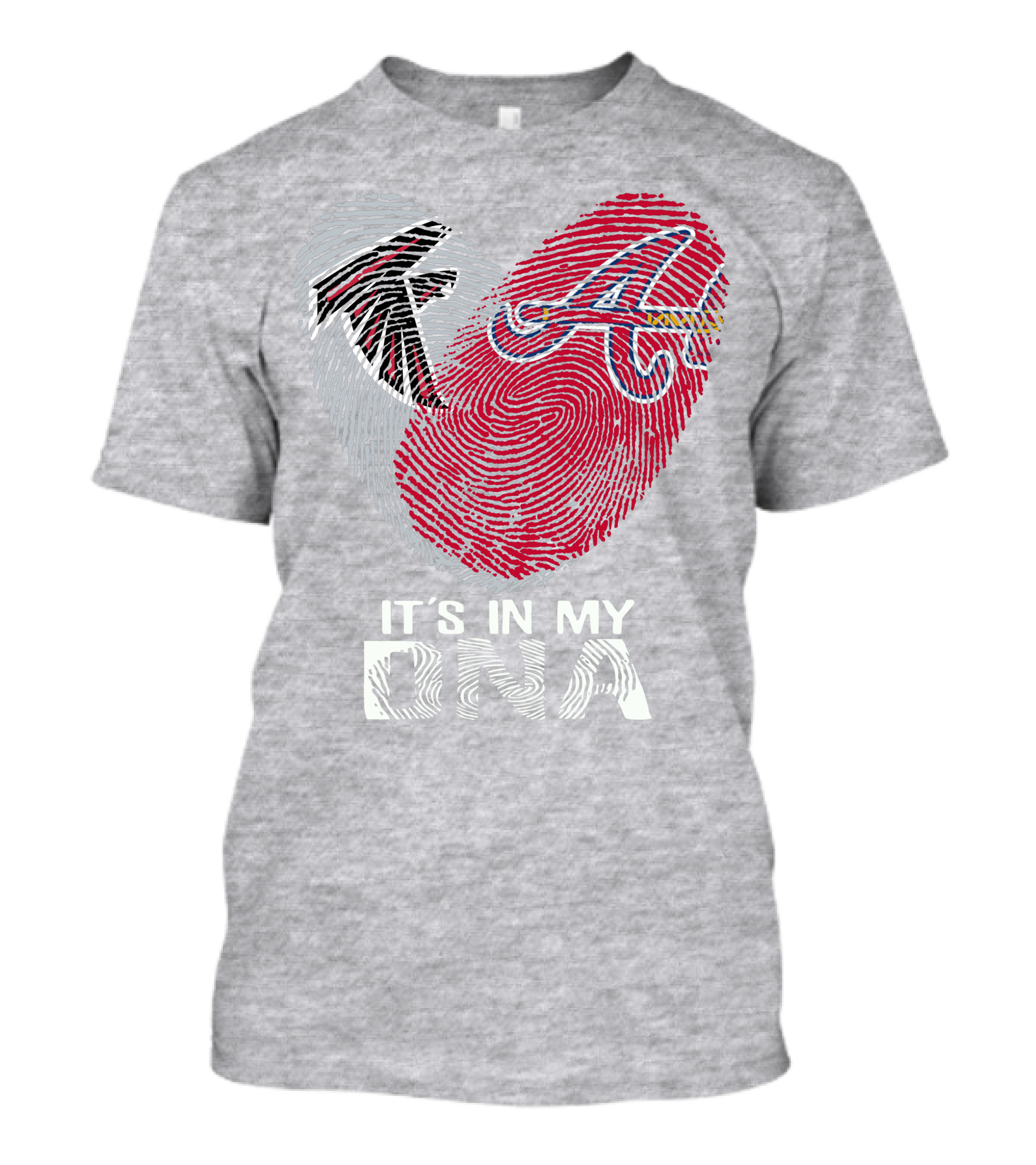Atlanta Falcons Braves It's In My Dna T-Shirt