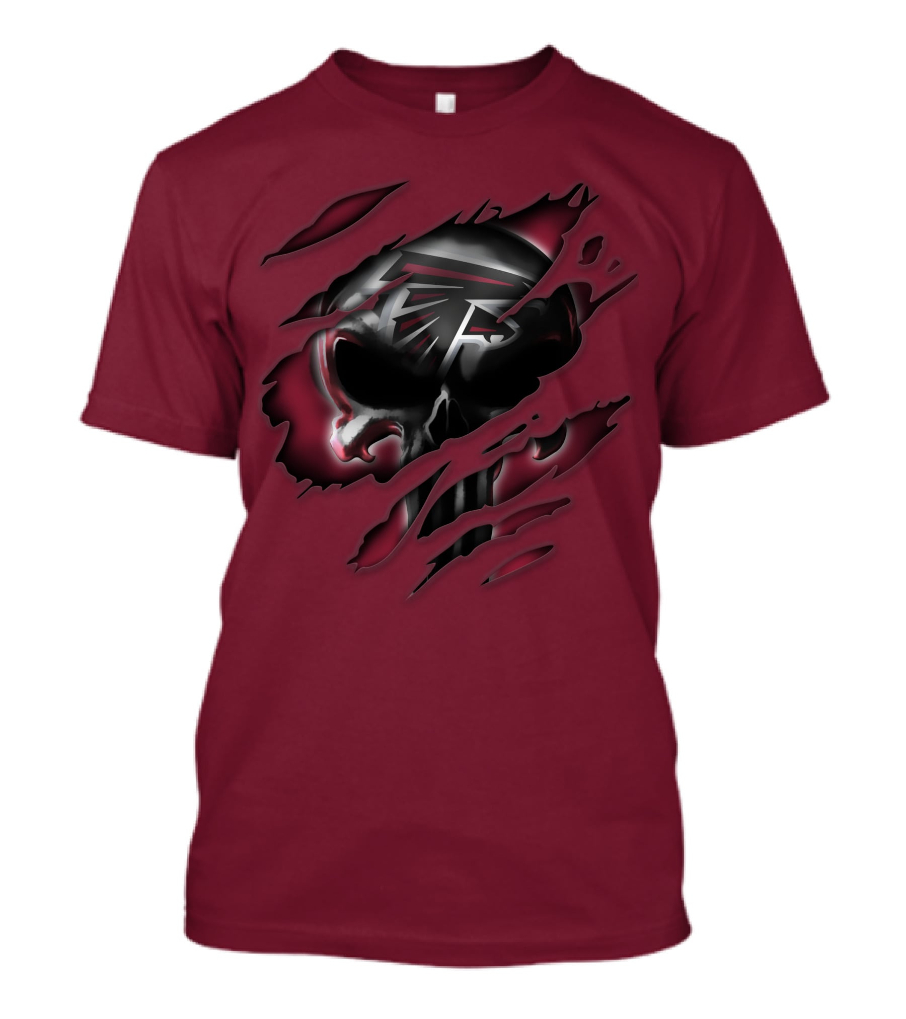 Atlanta Falcons Skull T-Shirt