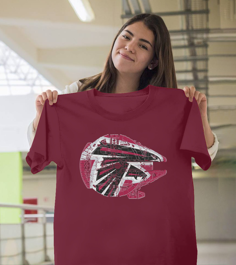 Atlanta Falcons Millennium Falcon 69 Spaceship T-Shirt
