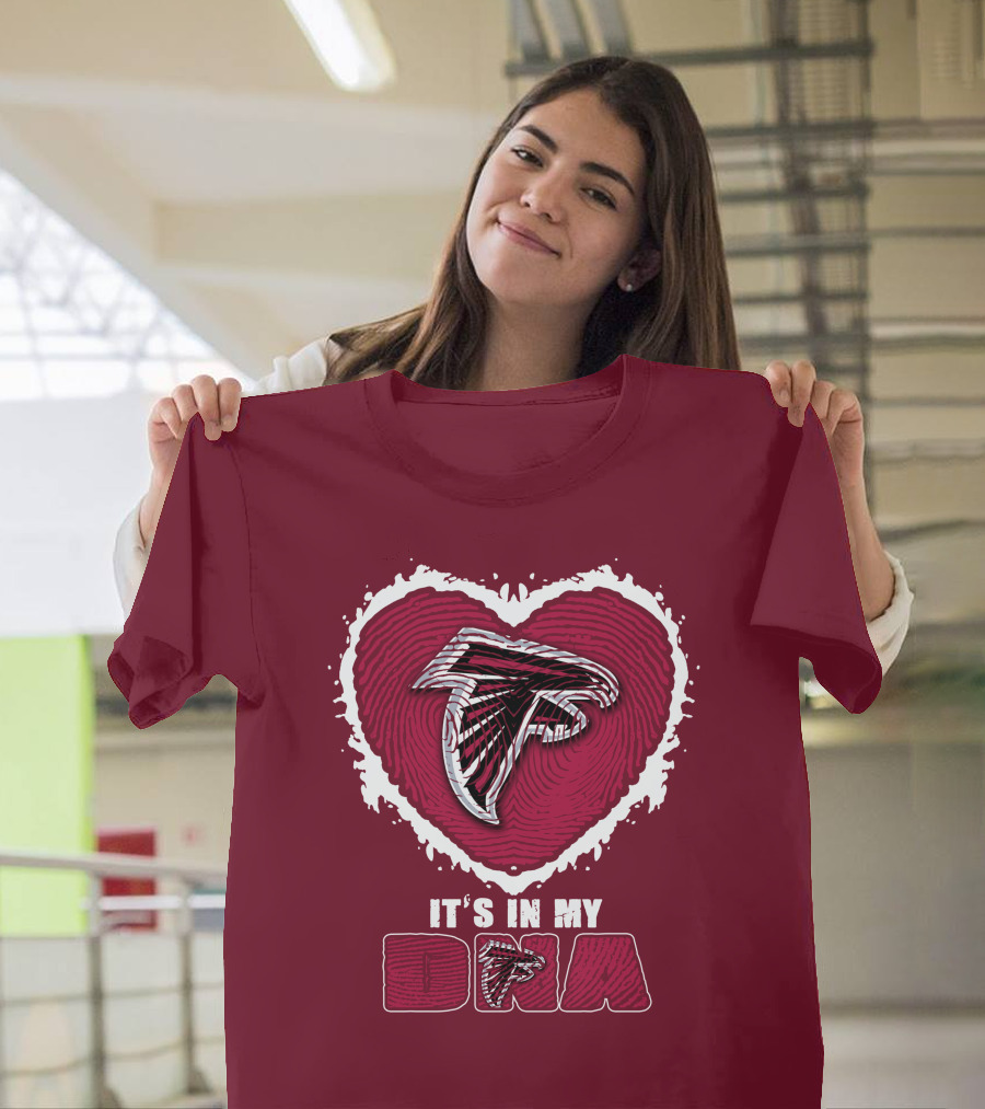 Atlanta Falcons Heart It's In My Dna T-Shirt