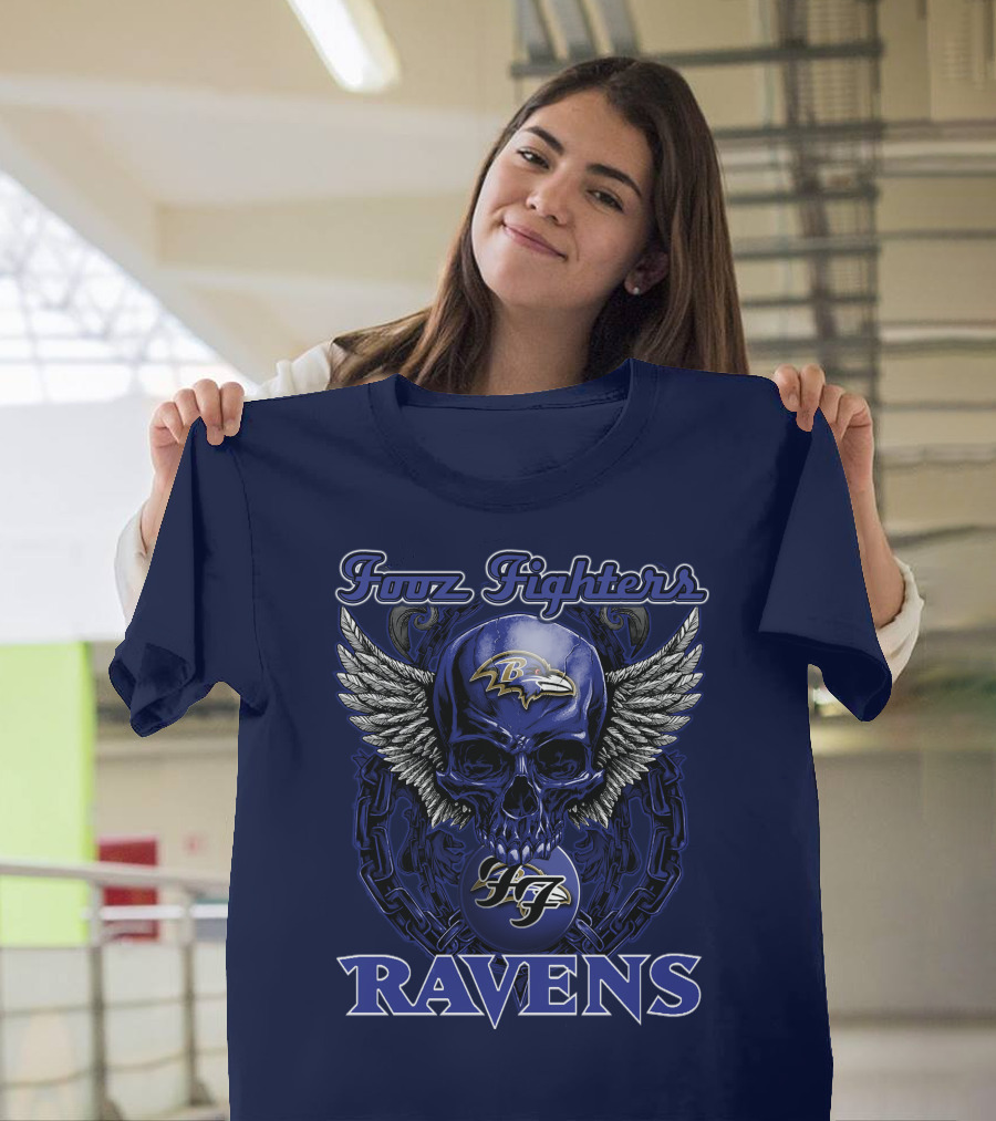 Foo Fighters Ravens Baltimore F7 T-Shirt