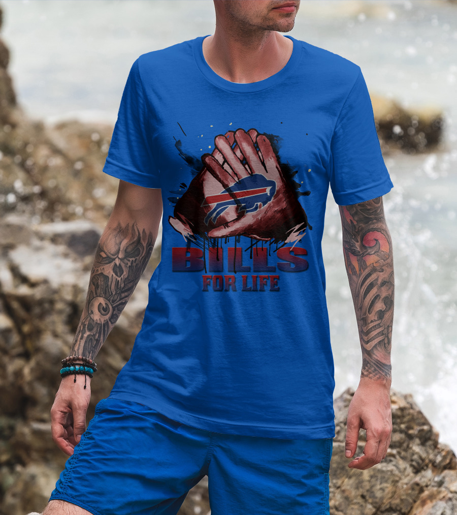 Buffalo Bills For Life Fan Spirit T-Shirt