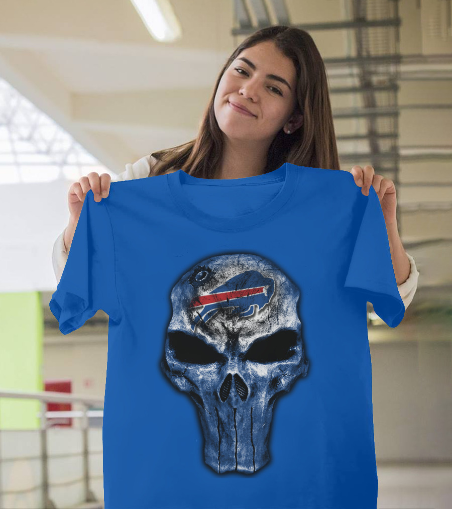 Buffalo Bills Skull Icon T-Shirt