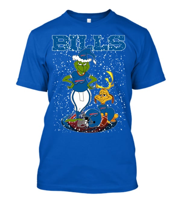 Grinchxmas Bills Christmas NFL Buffalo Bills Football Grinch T-Shirt