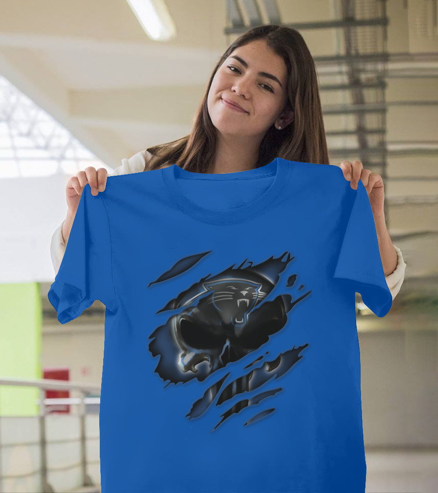 Carolina Panthers 49 Claw Mark T-Shirt