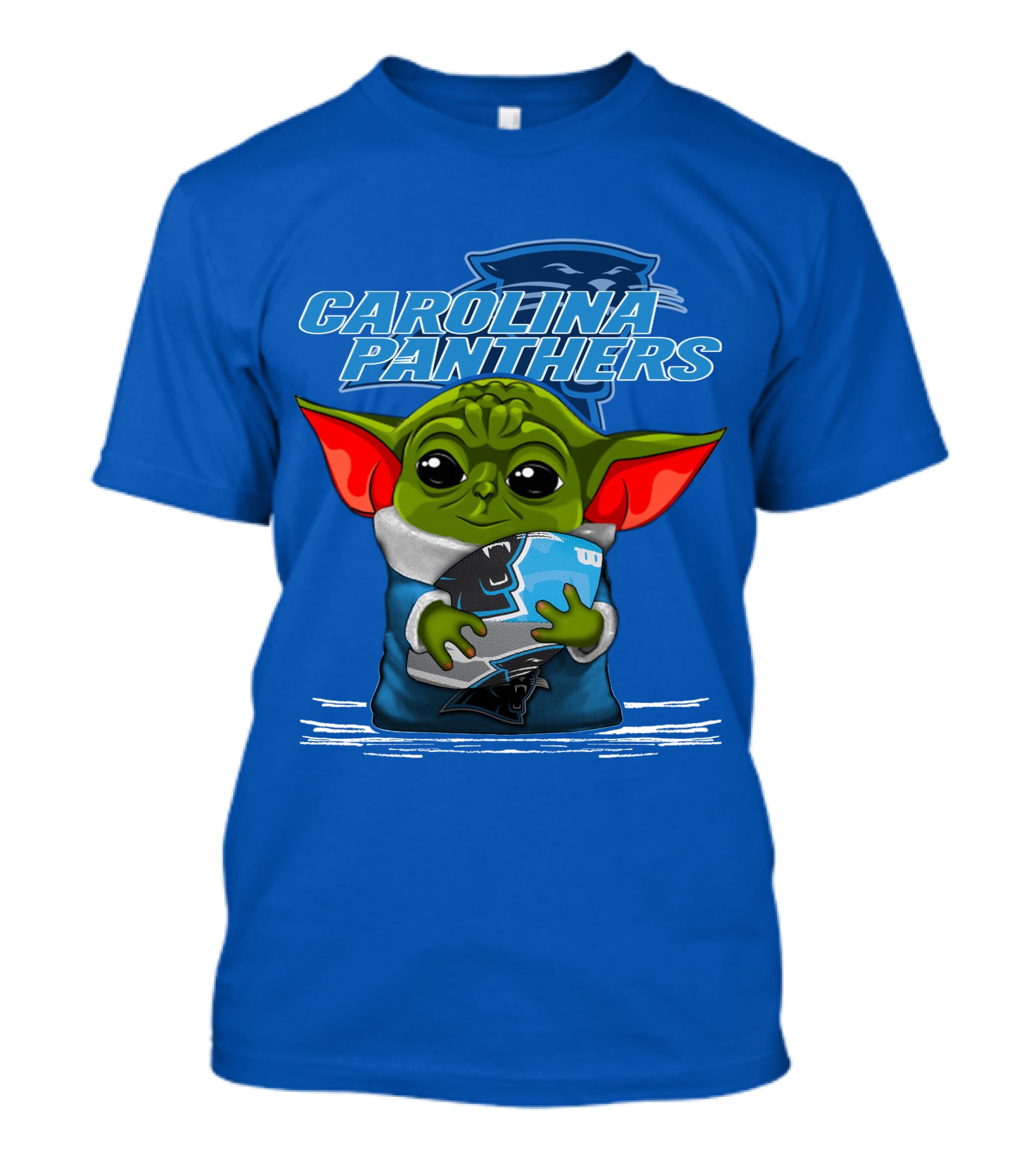 Yoda Carolina Panthers Football Fan T-Shirt