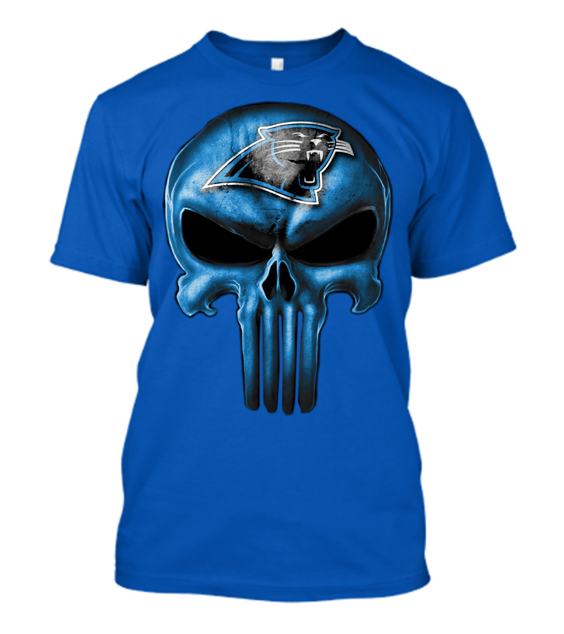 CAROLINA PANTHERS Skull T-Shirt