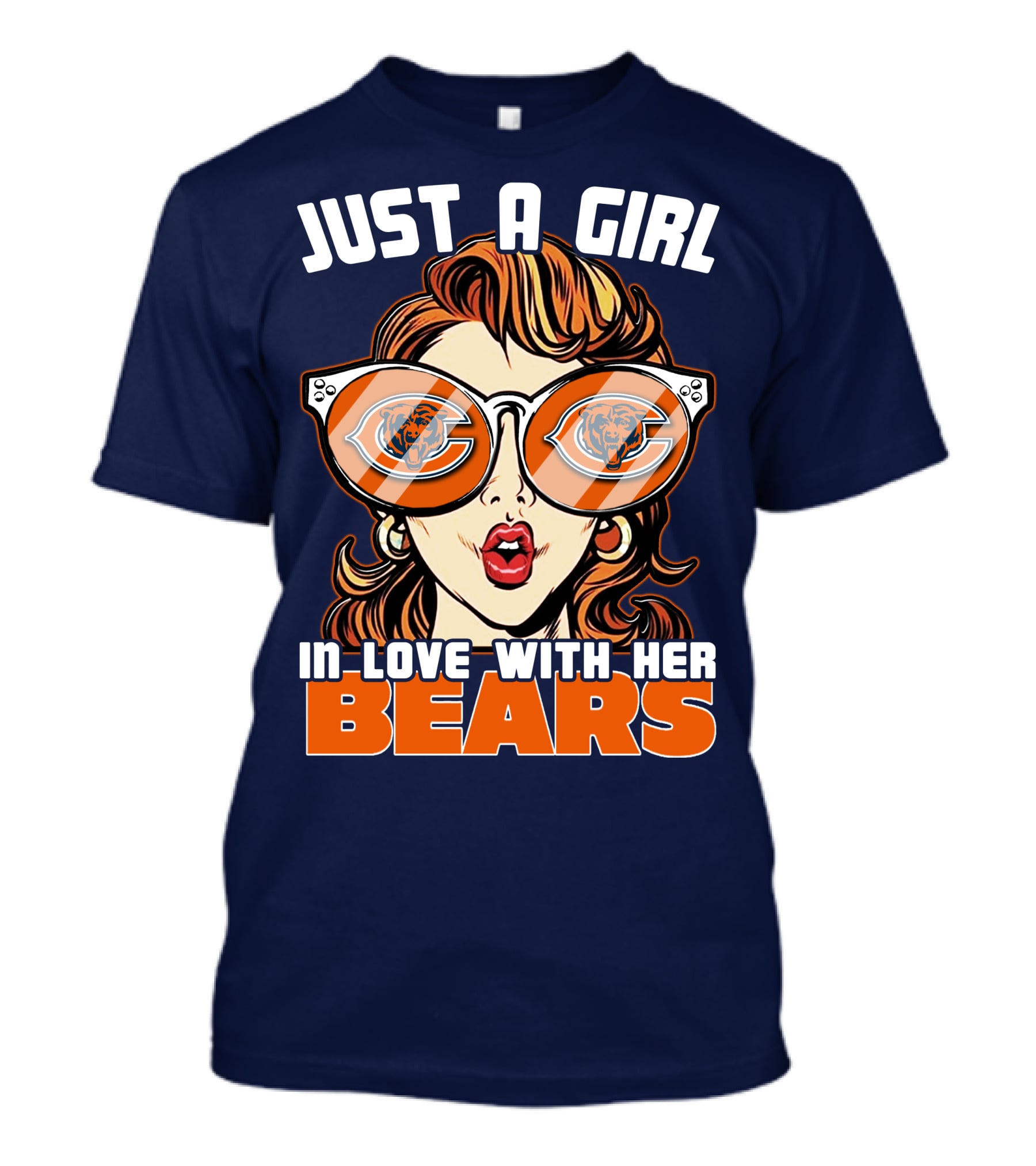 Just A Girl In Love With Her Chicago Bears T-Shirt