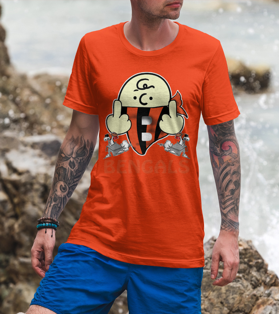 Bengals Snoopy Parody Cincinnati Football T-Shirt