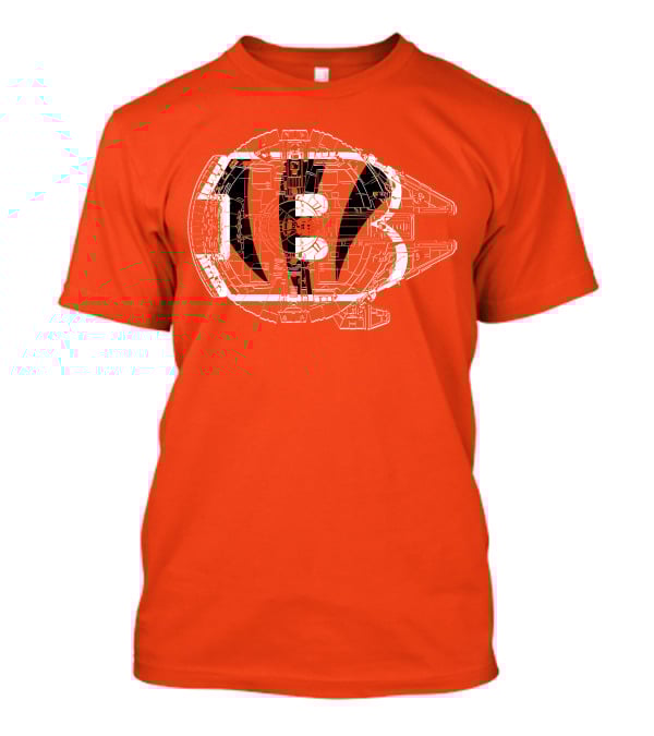 Cincinnati Bengals Millennium Falcon T-Shirt
