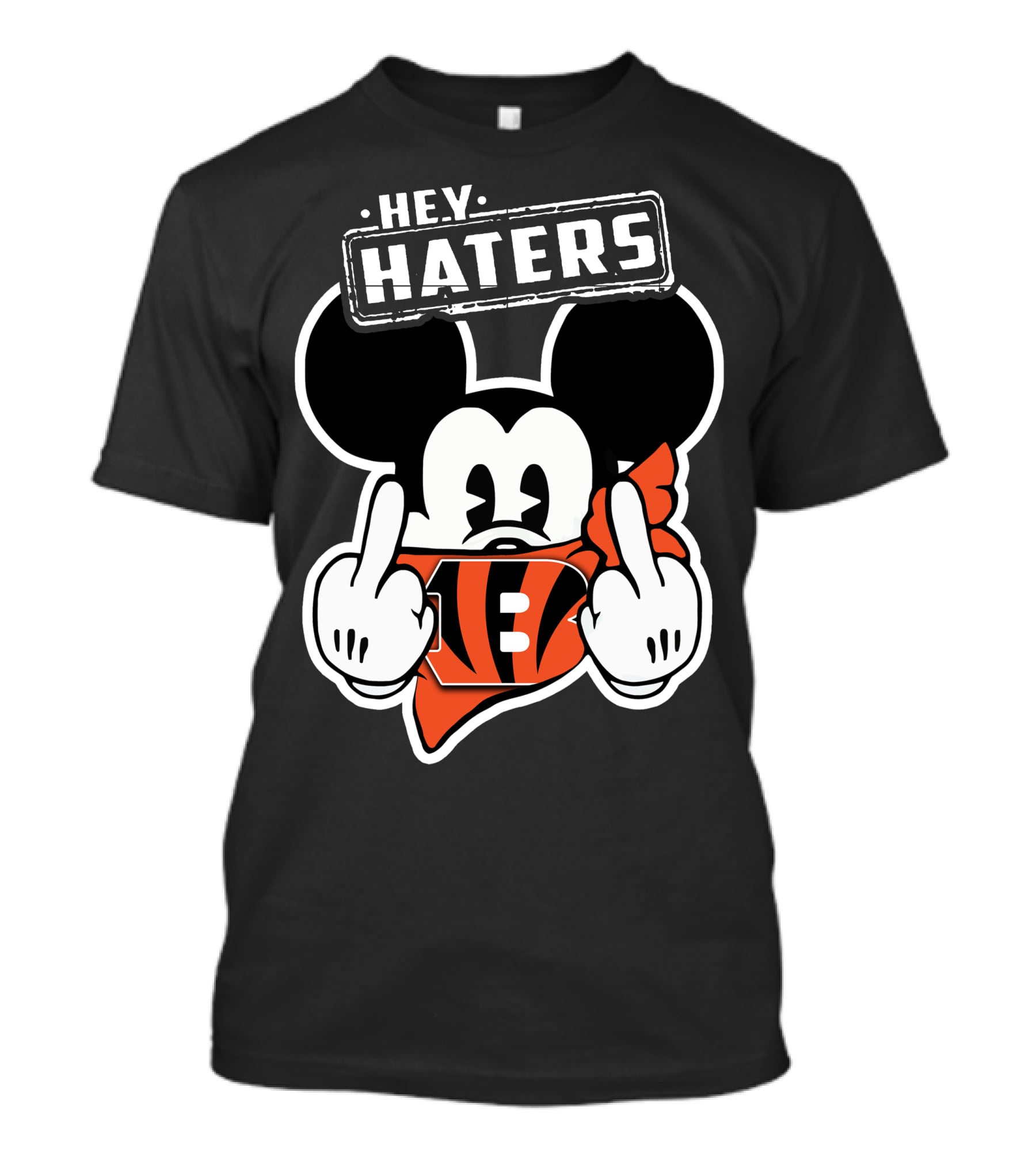 HEY HATERS Mick CINCINNATI BENGALS T-Shirt