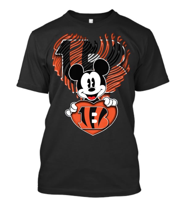 Mickey Mouse Cincinnati Bengals T-Shirt