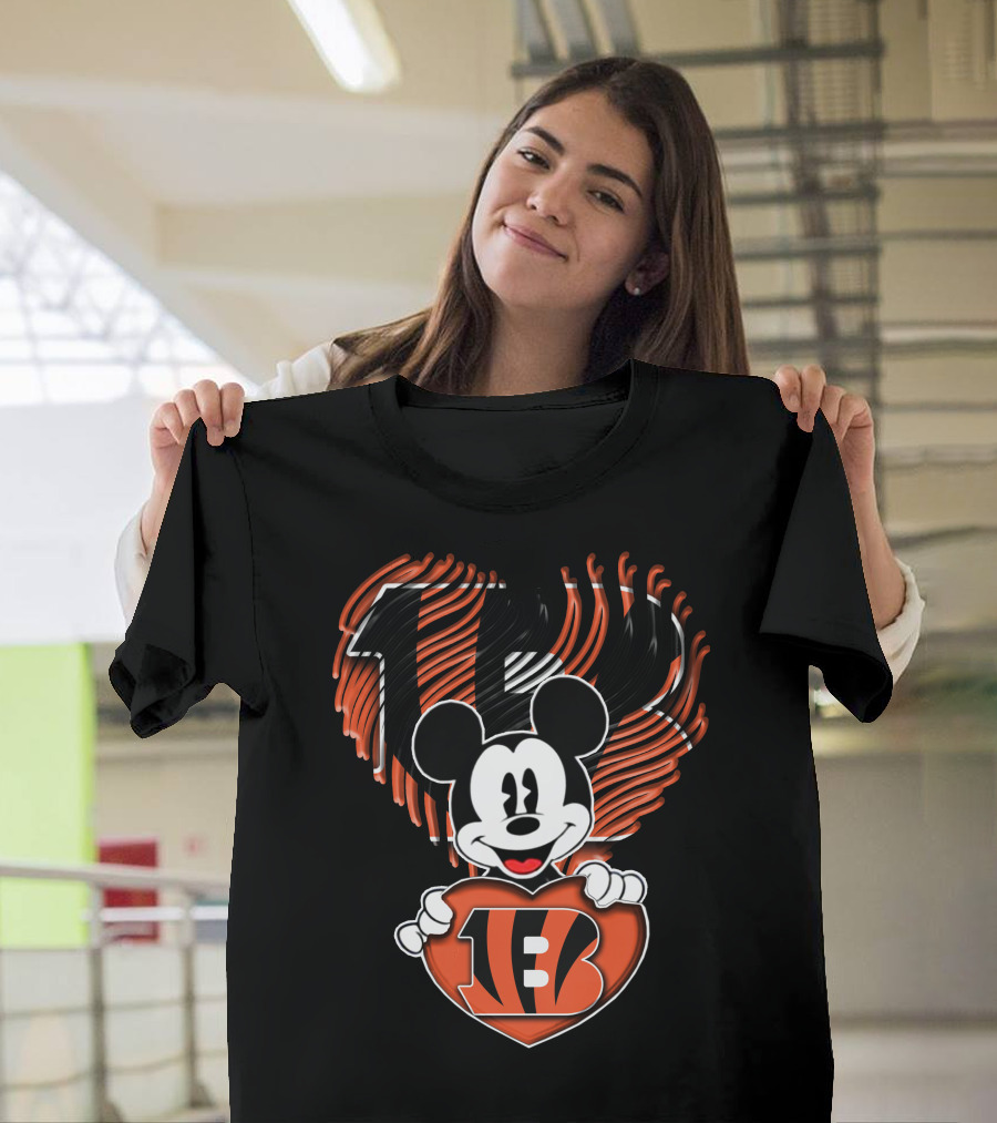 Mickey Mouse Cincinnati Bengals T-Shirt