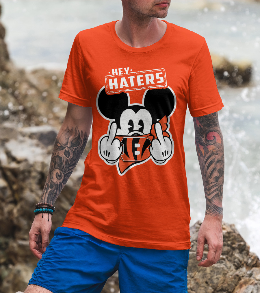 Hey Haters Mick V2 Cincinnati Bengals T-Shirt
