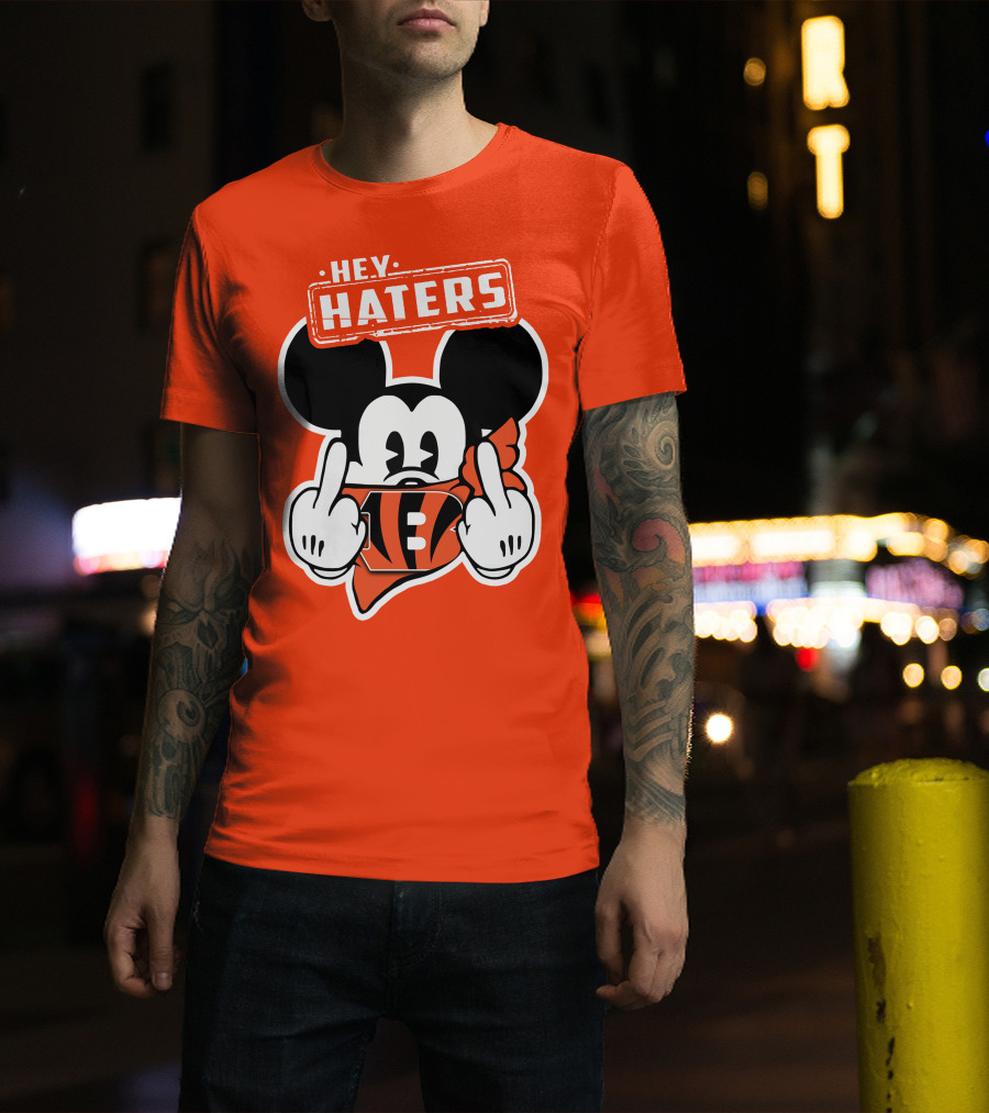 Hey Haters Mick V2 Cincinnati Bengals T-Shirt