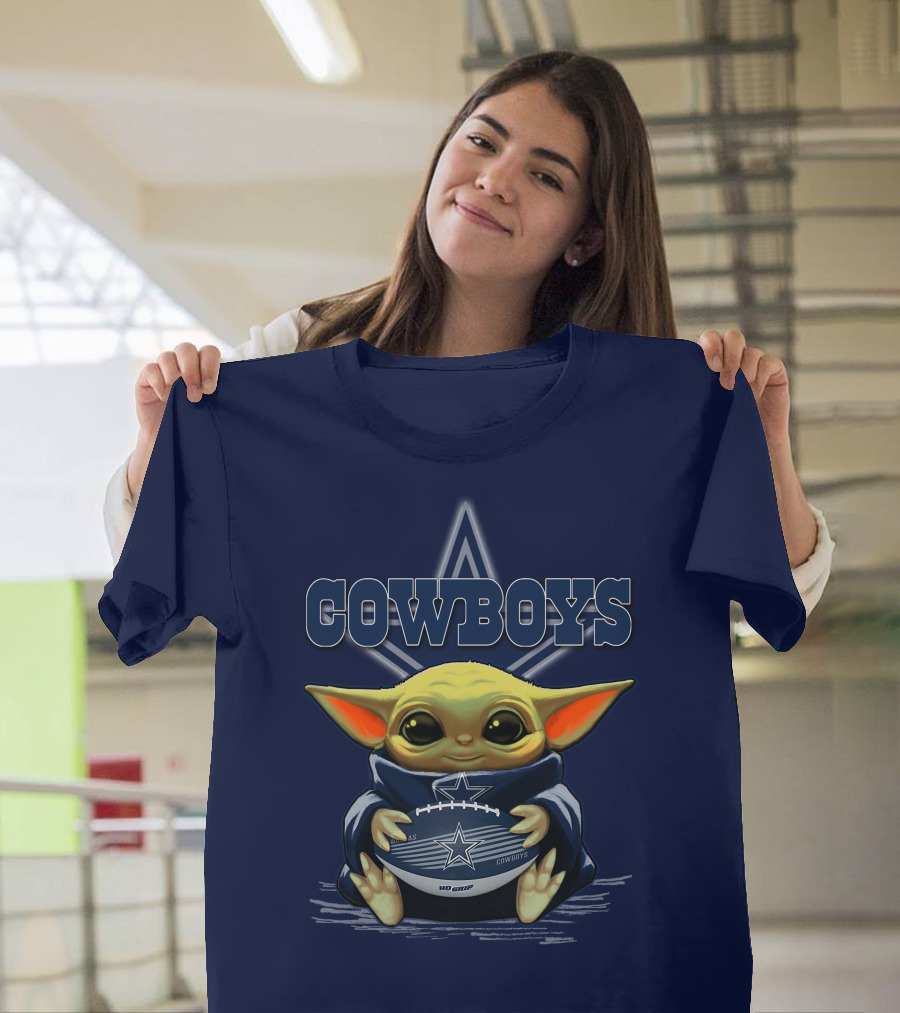 Yoda Cowboys Football Star Wars Dallas Fan Gear T-Shirt
