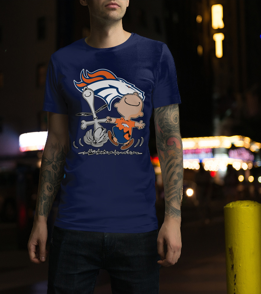 Denver Broncos Dancing Characters T-Shirt