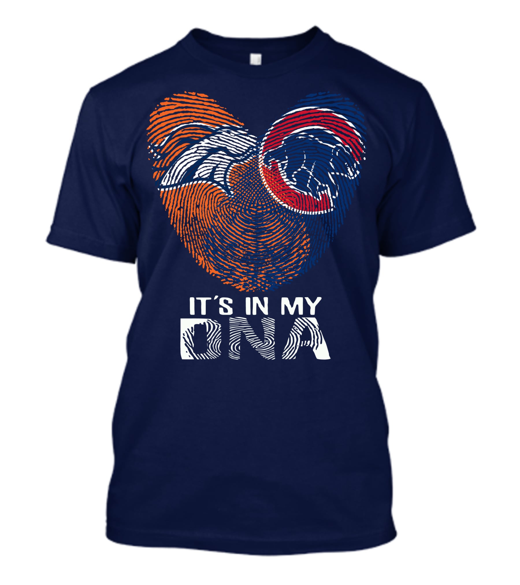 Denver Broncos It's In My Dna Fingerprint T-Shirt