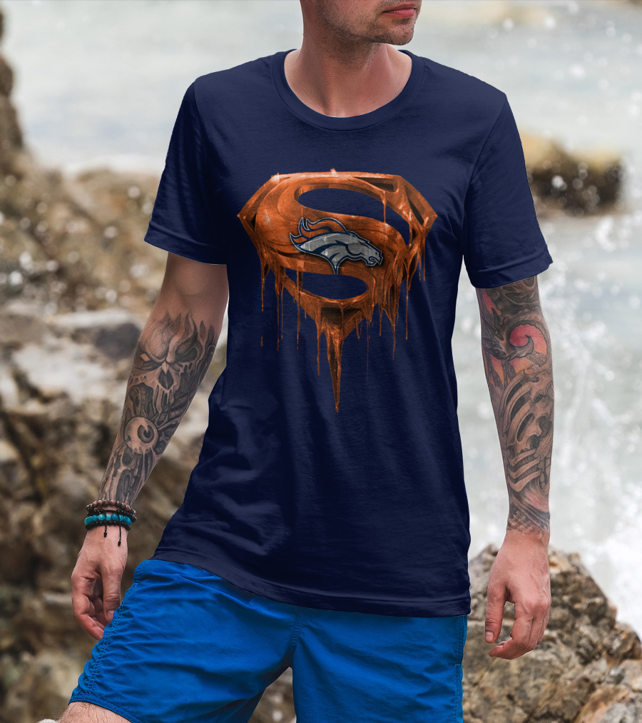 Superman Denver Broncos Fusion T-Shirt