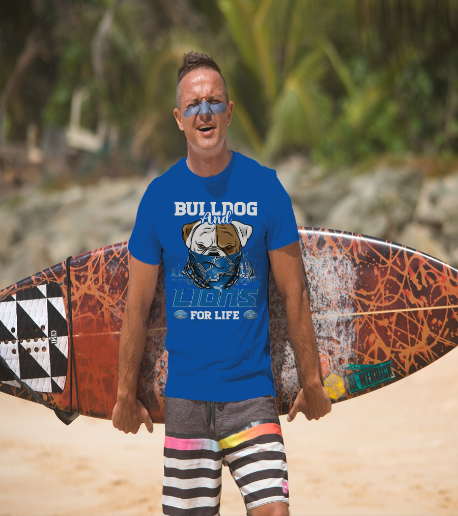 Bulldog And Lions For Life T-Shirt