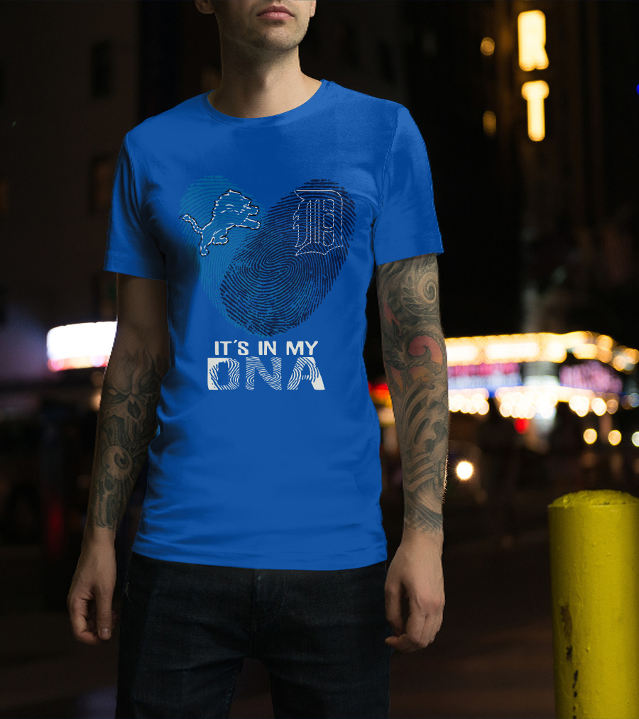 Detroit Lions Heart It's In My Dna T-Shirt