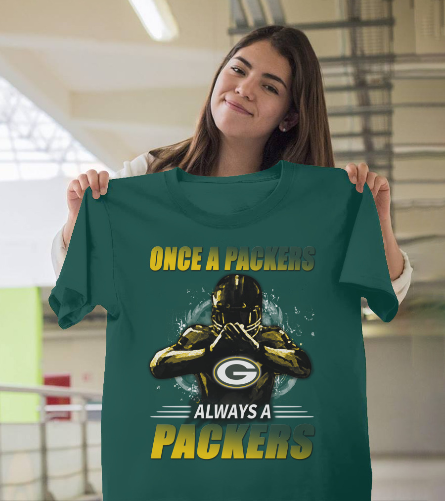 Once A Packers Always A Packers Green Bay Packers 38 T-Shirt