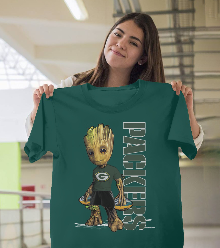 Groot Green Bay Packers Football Fan T-Shirt
