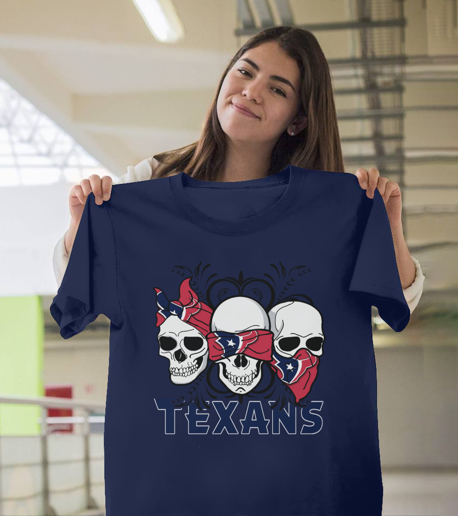 Texans Skull Trio Bandana T-Shirt