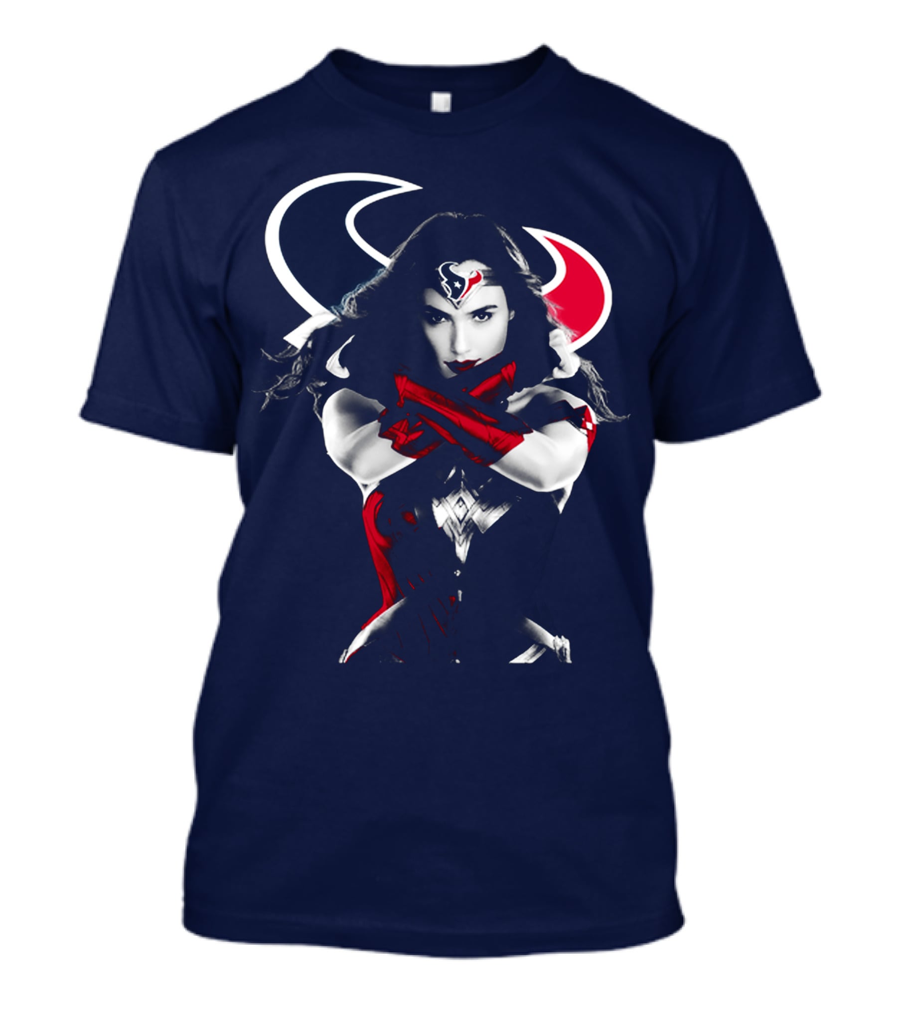 Houston Texans Wonder Woman Hero Icon T-Shirt