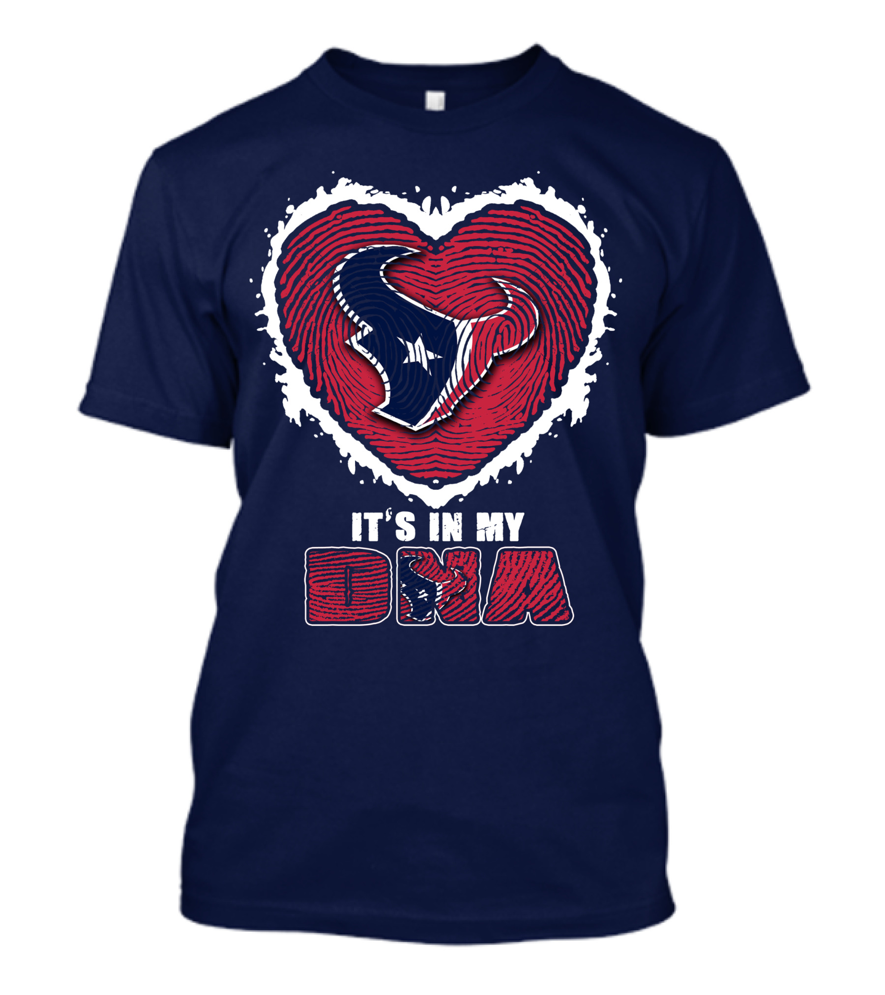 It's In My DNA Houston Texans Heart T-Shirt
