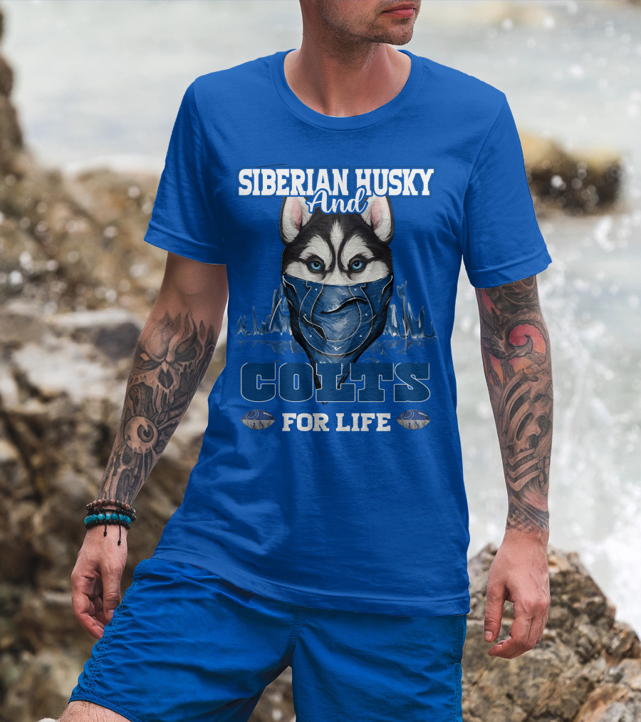 Siberian Husky And Colts For Life T-Shirt