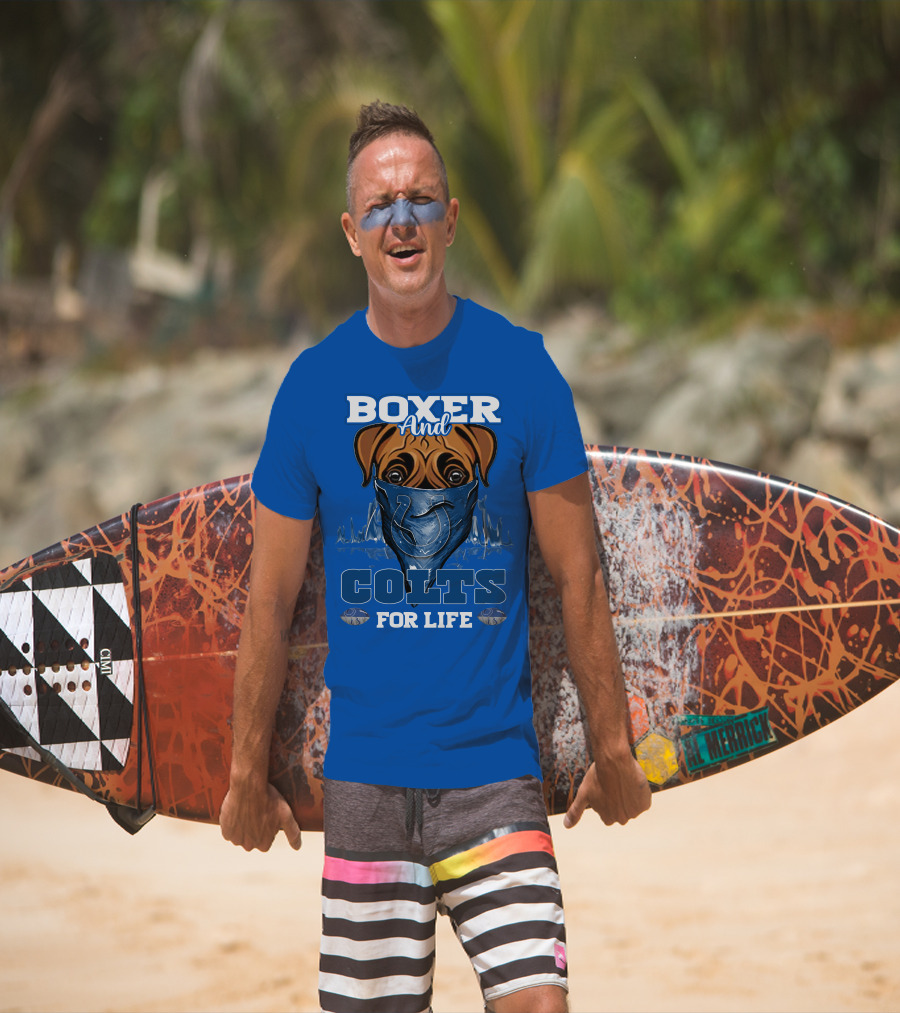 Boxer And Colts For Life T-Shirt