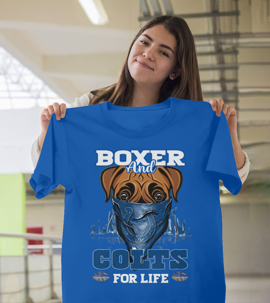 Boxer And Colts For Life T-Shirt