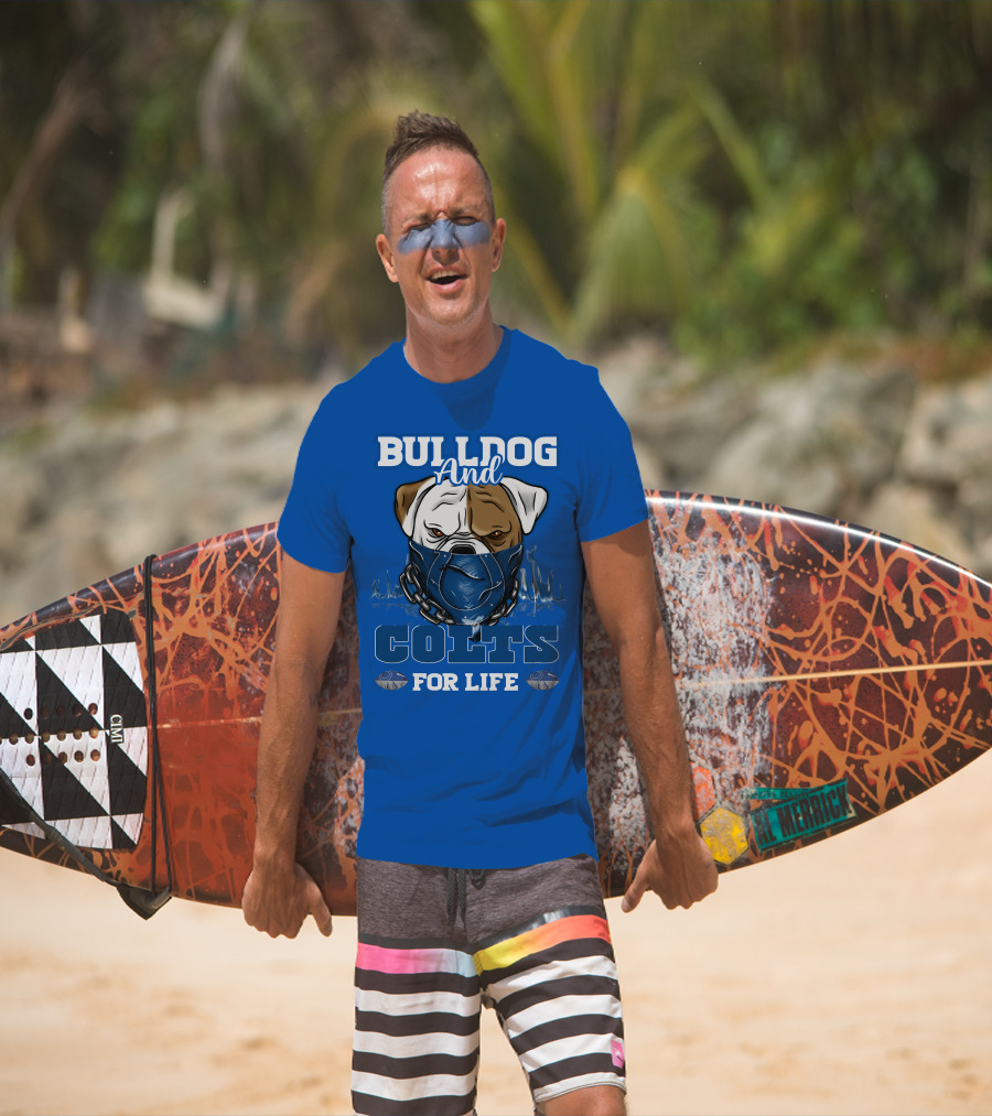Bulldog And Colts For Life T-Shirt