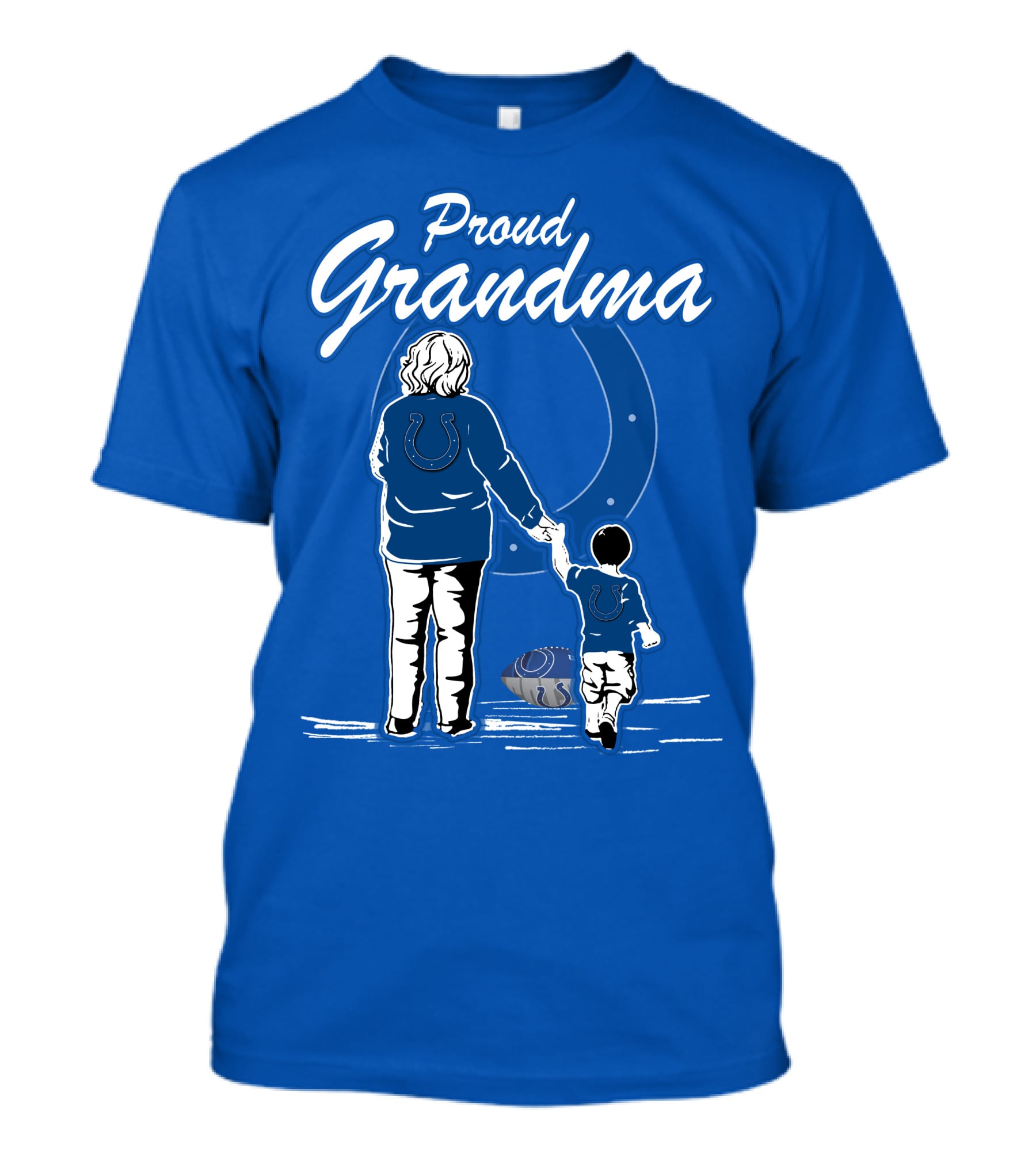 Proud Grandma Indianapolis Colts Fan Connection Commitment T-Shirt