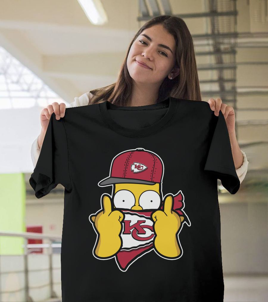 Kansas City Chiefs Homer Simpson T-Shirt