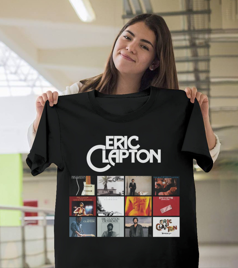 Eric Clapton Album Collection Essentials T-Shirt