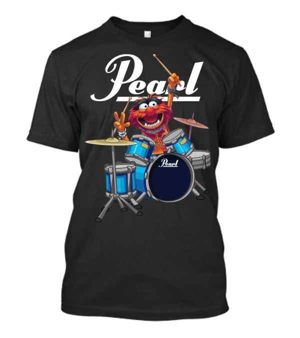 The Muppet Show Animal Drumming Pearl Drum Set T-Shirt