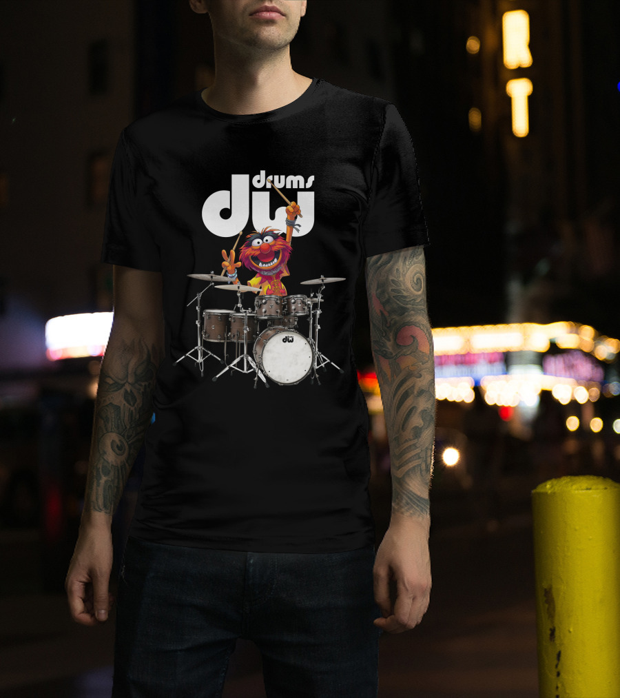The Muppets Animal DW Drums T-Shirt