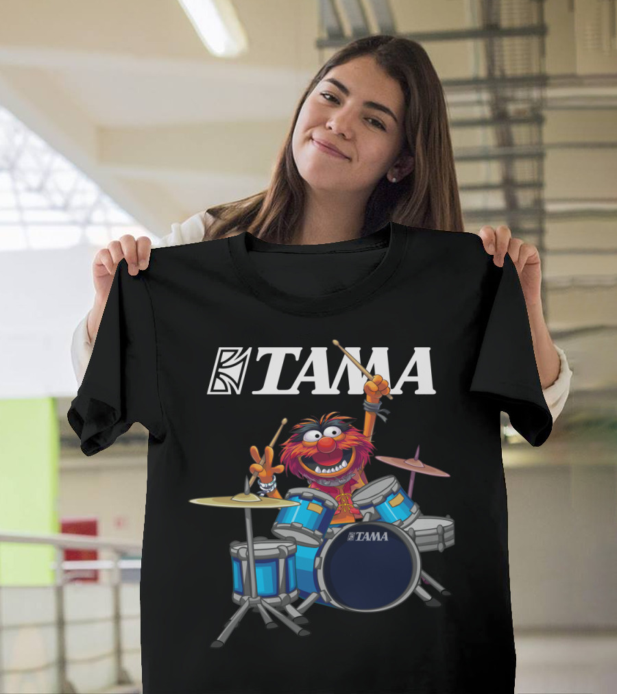 The Muppets Animal Tama Drums Enthusiastic Drumming Muppet T-Shirt