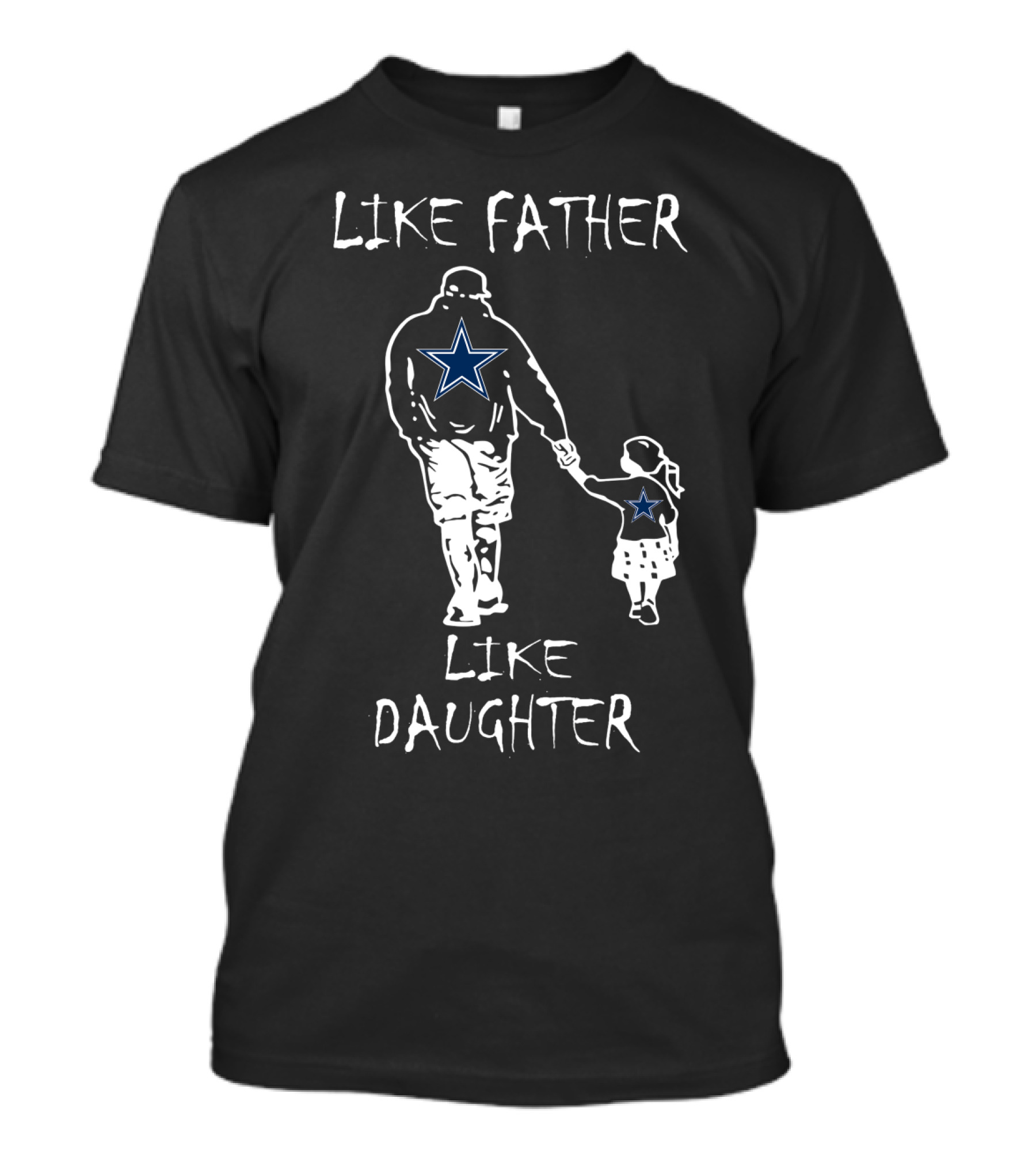 Like Father Like Daughter Dallas Cowboys Star Fan Connection T-Shirt