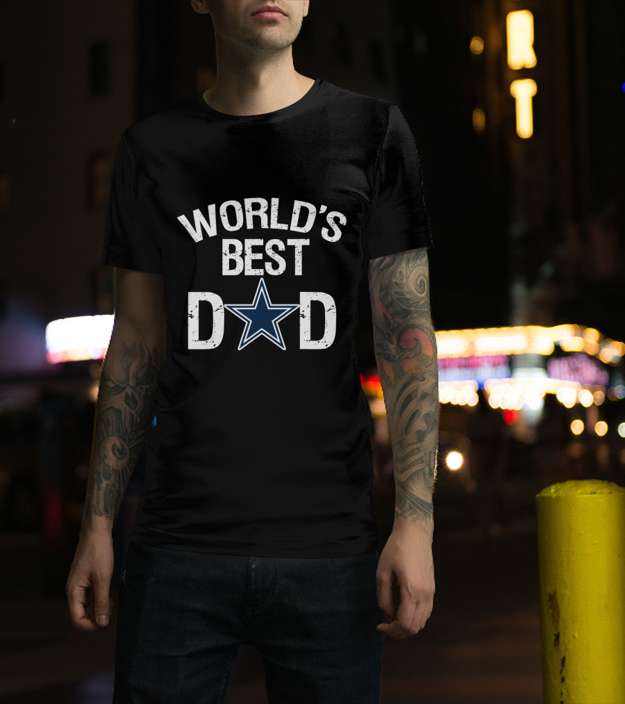World's Best Dad Dallas Cowboys Father's Day T-Shirt