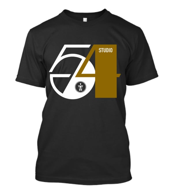 Studio 54 Disco With Vintage Style Record Label T-Shirt