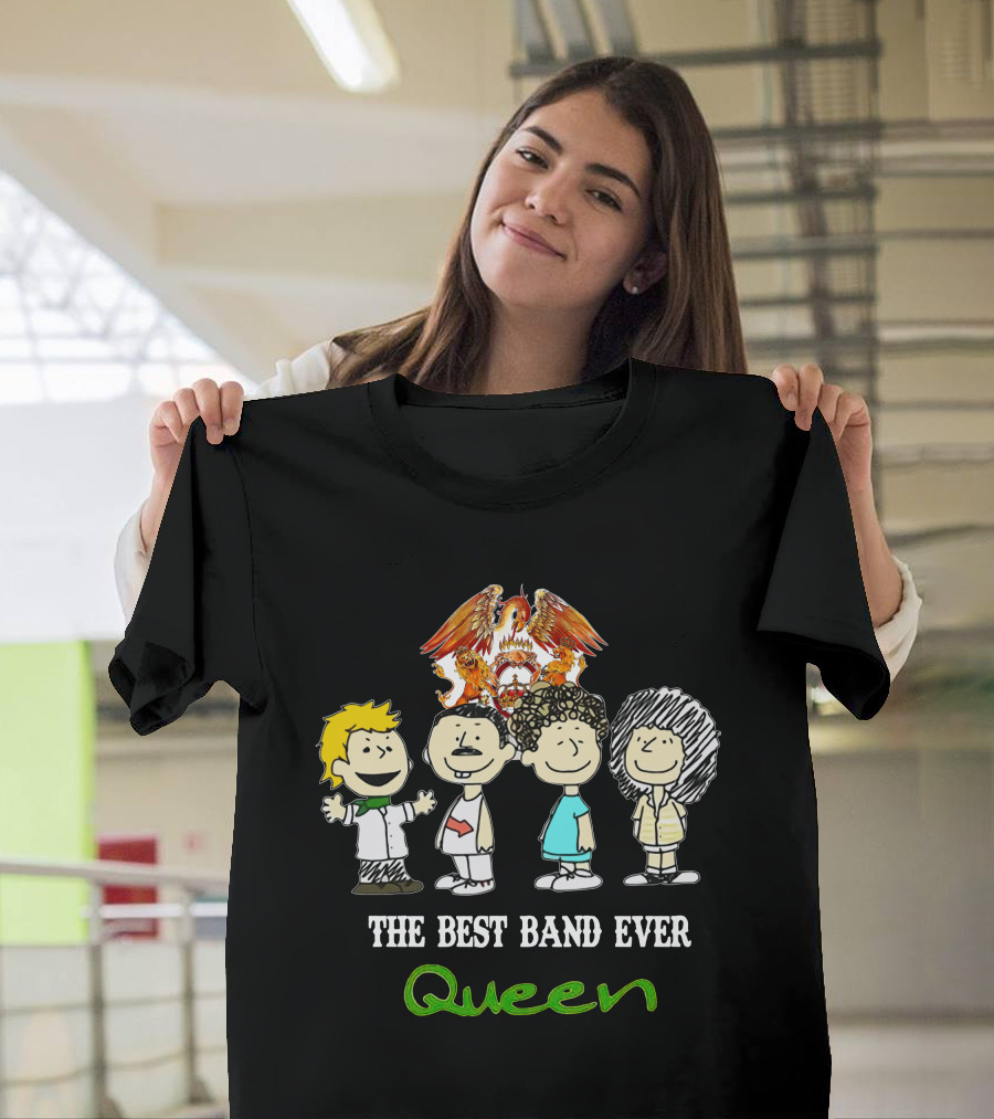 The Best Band Ever Queen Peanuts Snoopy And Friends T-Shirt