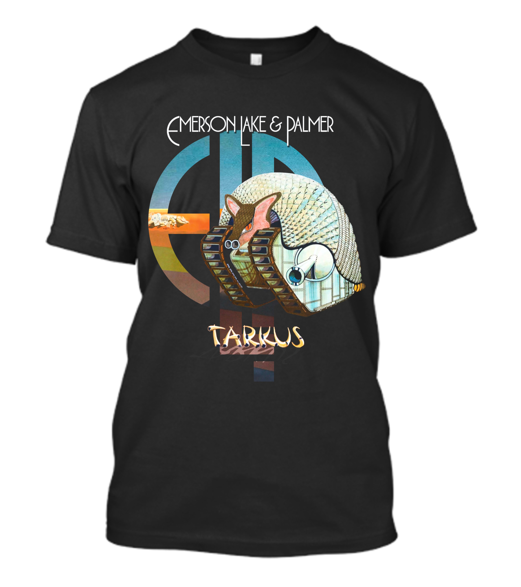 Emerson Lake And Palmer Tarkus Armadillo Tank T-Shirt